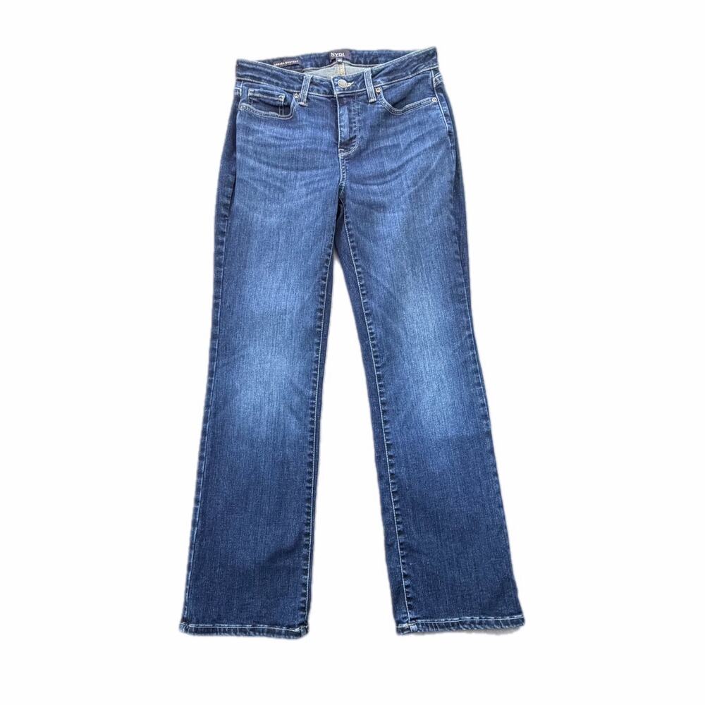 NYDJ Not Your Daughter's Jeans PETITE Dark Wash Bootcut Everyday Casual Denim